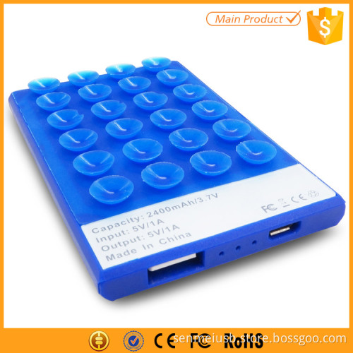 Wholesale Power Bank 2600 Promotional Gift Power Bank 2600mAh with Sucker